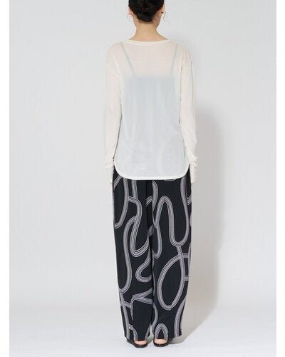 【CHIGNON 2026 AUTUMN】シアーロンTEE - Champdelarose