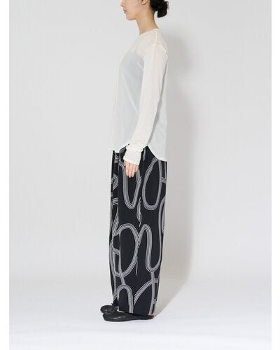 【CHIGNON 2026 AUTUMN】シアーロンTEE - Champdelarose