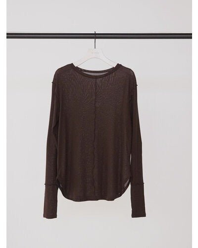 【CHIGNON 2026 AUTUMN】シアーロンTEE - Champdelarose
