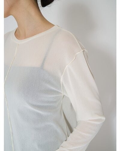 【CHIGNON 2026 AUTUMN】シアーロンTEE - Champdelarose