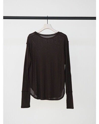 【CHIGNON 2026 AUTUMN】シアーロンTEE - Champdelarose