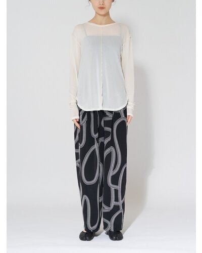 【CHIGNON 2026 AUTUMN】シアーロンTEE - Champdelarose