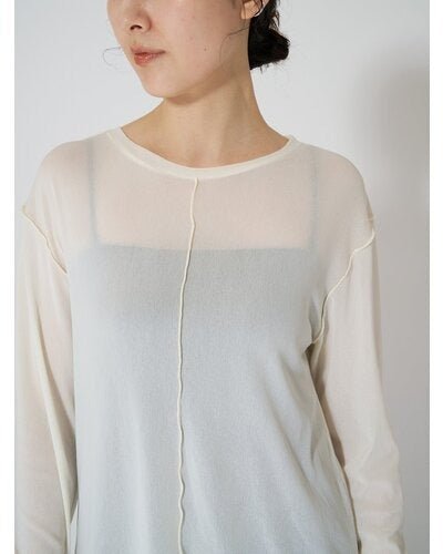 【CHIGNON 2026 AUTUMN】シアーロンTEE - Champdelarose