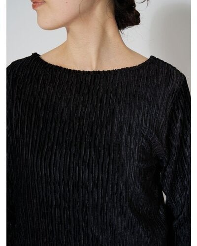 【CHIGNON 2026 AUTUMN】シアーベロアストライプTOP - Champdelarose