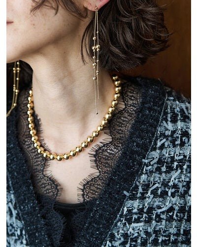 【CHIGNON 2026 AUTUMN】スライドビーズマルチWAYピアス - Champdelarose