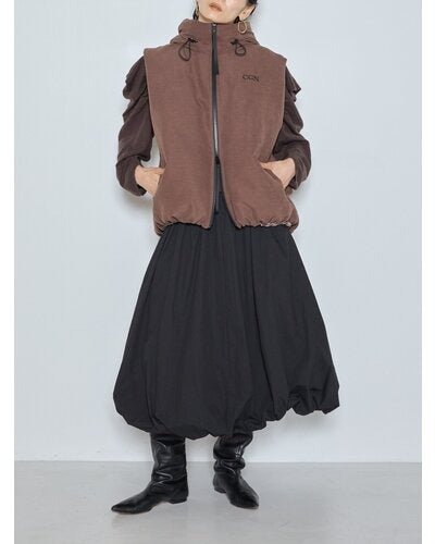 【CHIGNON 2026 AW】タックドレープスリーブニット - 10月上旬頃発送 - Champdelarose