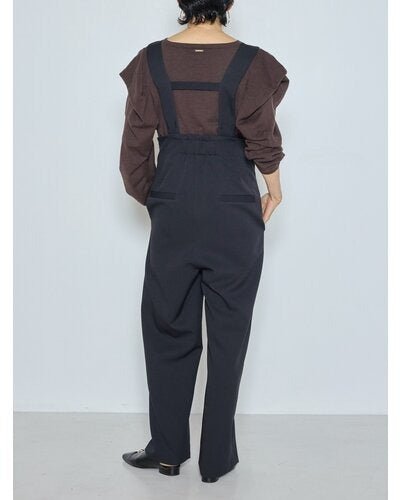 【CHIGNON 2026 AW】ミニマルダブルクロスサロペット - 10月上旬頃発送 - Champdelarose
