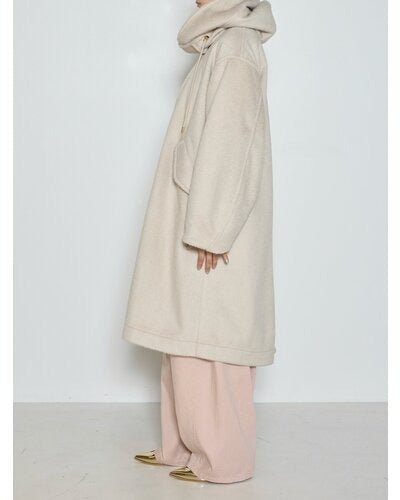 【CHIGNON 2026 AW】シャギーフーデッドコート - 10月中旬頃発送 - Champdelarose