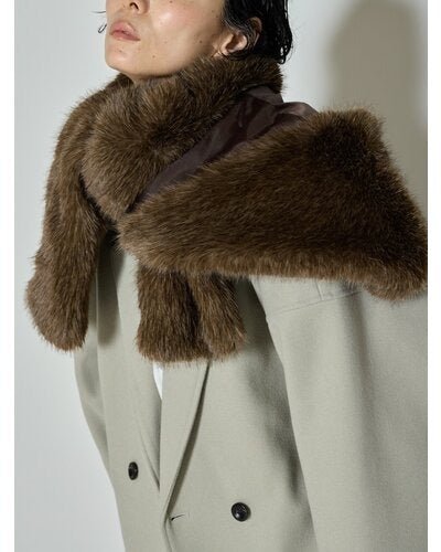 【CHIGNON 2026 AW】フーディーファーマフラー - 10月上旬頃発送 - Champdelarose
