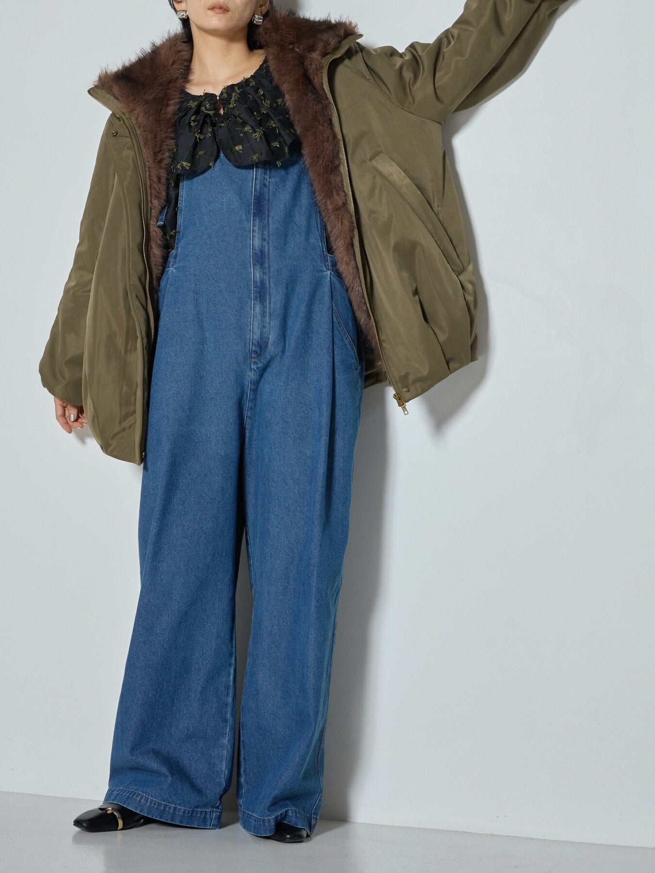 【CHIGNON 2026 AW】ストラップデニムサロペット - 10月上旬頃発送 - Champdelarose