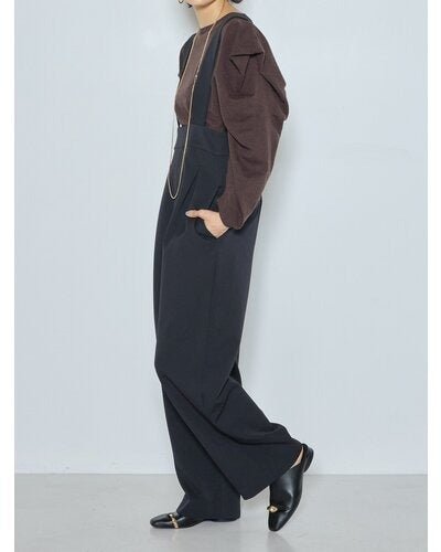【CHIGNON 2026 AW】ミニマルダブルクロスサロペット - 10月上旬頃発送 - Champdelarose