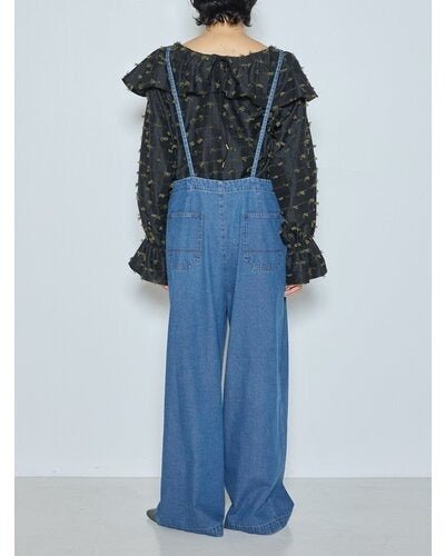 【CHIGNON 2026 AW】ストラップデニムサロペット - 10月上旬頃発送 - Champdelarose