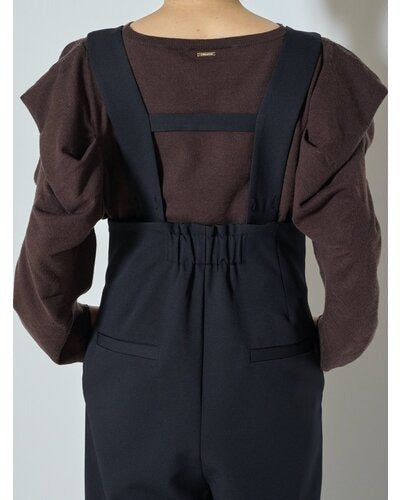 【CHIGNON 2026 AW】ミニマルダブルクロスサロペット - 10月上旬頃発送 - Champdelarose