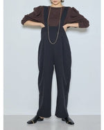 【CHIGNON 2026 AW】ミニマルダブルクロスサロペット - 10月上旬頃発送 - Champdelarose
