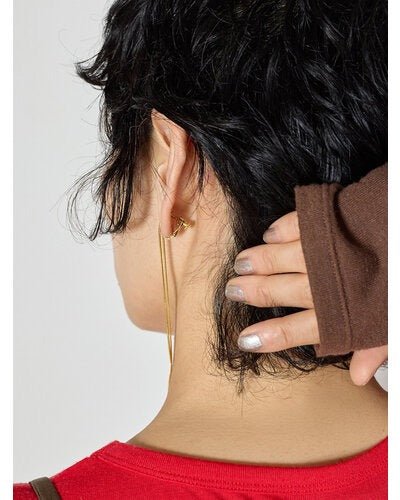 【CHIGNON 2026 AW】ステンレスチェーンロングイヤリング - 10月上旬頃発送 - Champdelarose