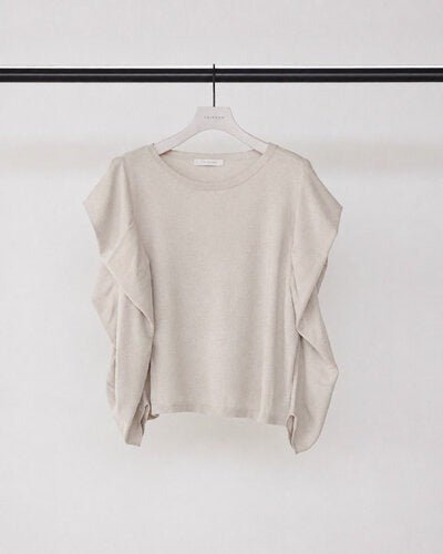 【CHIGNON 2026 AW】タックドレープスリーブニット - 10月上旬頃発送 - Champdelarose