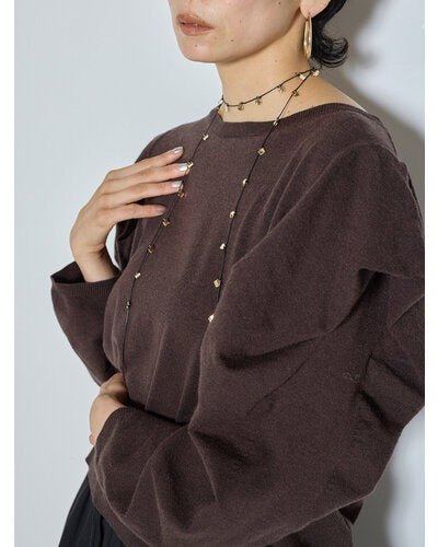【CHIGNON 2026 AW】メルティスクエアコードネックレス - 10月上旬頃発送 - Champdelarose