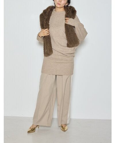 【CHIGNON 2026 AW】フーディーファーマフラー - 10月上旬頃発送 - Champdelarose