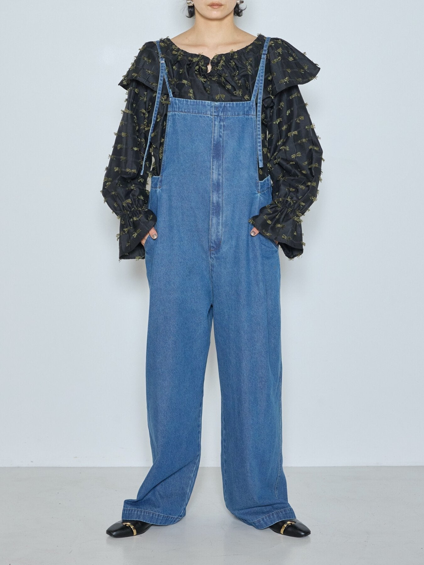 【CHIGNON 2026 AW】ストラップデニムサロペット - 10月上旬頃発送 - Champdelarose