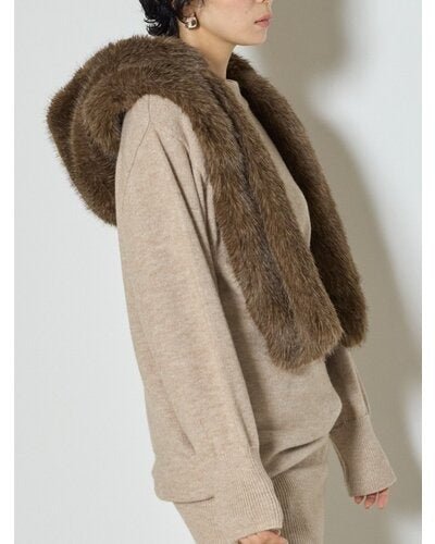 【CHIGNON 2026 AW】フーディーファーマフラー - 10月上旬頃発送 - Champdelarose