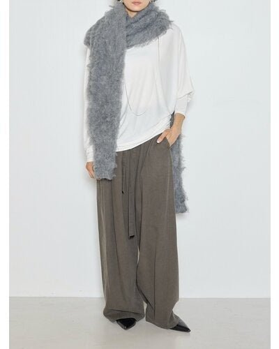 【CHIGNON 2026 AW】ブラッシュドラップニット－10月上旬頃発送 - Champdelarose