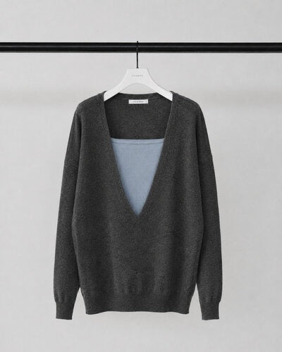 【CHIGNON 2026 AW】2wayレイヤードニット - 10月上旬頃発送 - Champdelarose