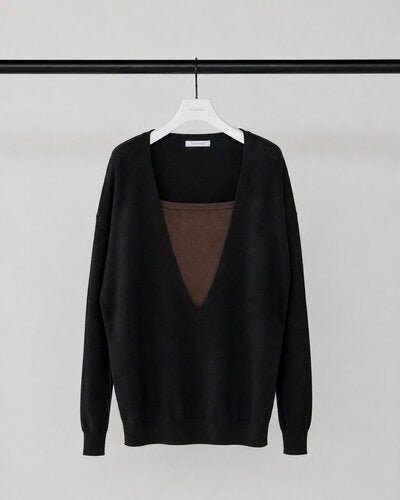 【CHIGNON 2026 AW】2wayレイヤードニット - 10月上旬頃発送 - Champdelarose