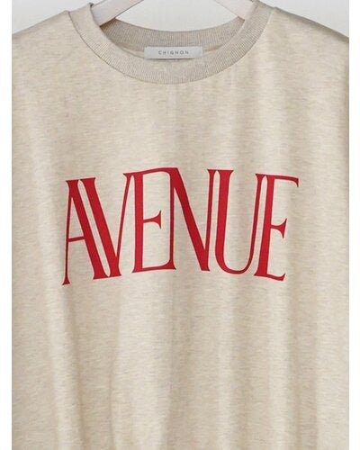 【CHIGNON 2026 AW】"AVENUE"ドルマンスウェット - 9月下旬頃発送 - Champdelarose