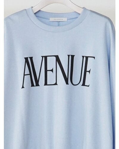 【CHIGNON 2026 AW】"AVENUE"ドルマンスウェット - 9月下旬頃発送 - Champdelarose