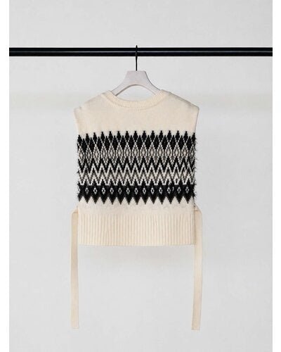 【CHIGNON 2026 AW】シャギーJQレイヤードベスト - 10月上旬頃発送 - Champdelarose