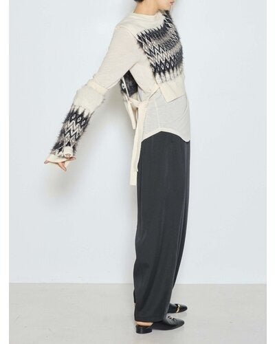 【CHIGNON 2026 AW】シャギーJQレイヤードベスト - 10月上旬頃発送 - Champdelarose