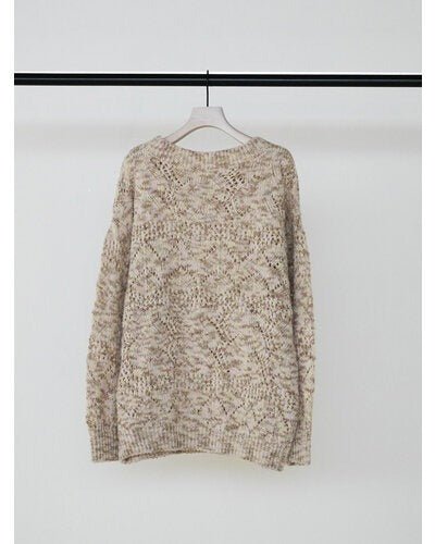 【CHIGNON 2026 AW】ブークレMIX透かしニット - 10月上旬頃発送 - Champdelarose