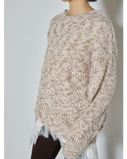 【CHIGNON 2026 AW】ブークレMIX透かしニット - 10月上旬頃発送 - Champdelarose
