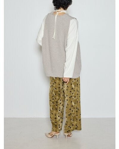 【CHIGNON 2026 AW】ブークレMIXフリンジベスト - 10月上旬頃発送 - Champdelarose