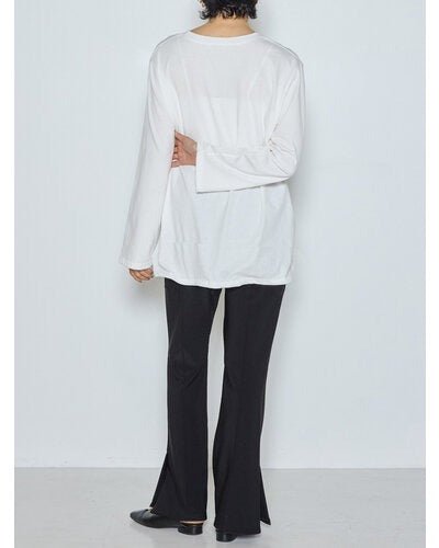 【CHIGNON 2026 AW】ワイヤーヘムPHOTOロンTEE - 9月下旬頃発送 - Champdelarose