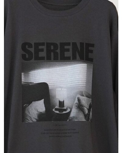 【CHIGNON 2026 AW】ワイヤーヘムPHOTOロンTEE - 9月下旬頃発送 - Champdelarose