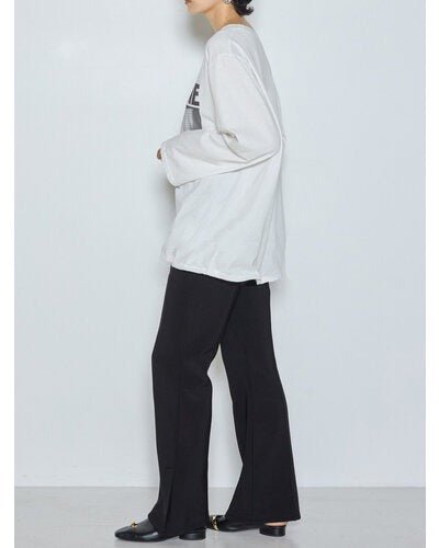 【CHIGNON 2026 AW】ワイヤーヘムPHOTOロンTEE - 9月下旬頃発送 - Champdelarose