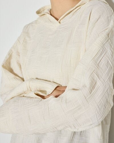【CHIGNON 2026 AW】フクレチェックフーディーPO - 10月上旬頃発送 - Champdelarose
