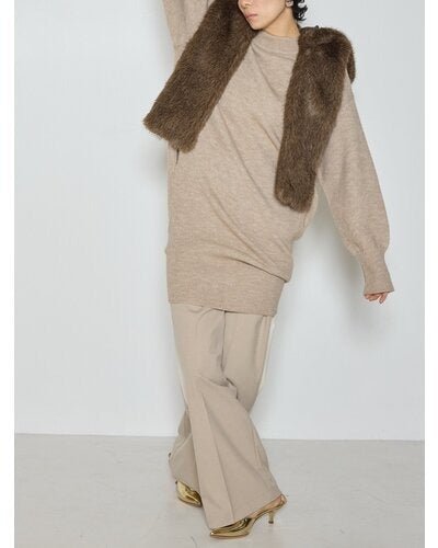 【CHIGNON 2026 AW】ワイドリブヘムロングニットPO - 10月上旬頃発送 - Champdelarose
