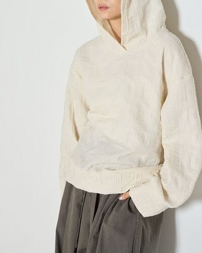 【CHIGNON 2026 AW】フクレチェックフーディーPO - 10月上旬頃発送 - Champdelarose