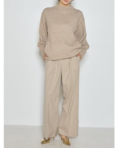 【CHIGNON 2026 AW】ワイドリブヘムロングニットPO - 10月上旬頃発送 - Champdelarose