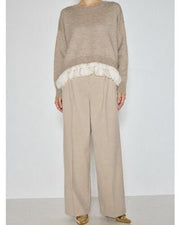 【CHIGNON 2026 AW】サークルヘムニットPO - 10月上旬頃発送 - Champdelarose