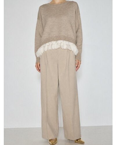 【CHIGNON 2026 AW】サークルヘムニットPO - 10月上旬頃発送 - Champdelarose
