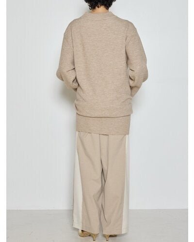 【CHIGNON 2026 AW】ワイドリブヘムロングニットPO - 10月上旬頃発送 - Champdelarose