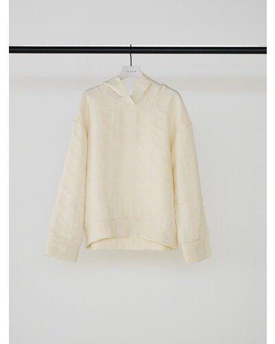 【CHIGNON 2026 AW】フクレチェックフーディーPO - 10月上旬頃発送 - Champdelarose