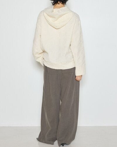 【CHIGNON 2026 AW】フクレチェックフーディーPO - 10月上旬頃発送 - Champdelarose