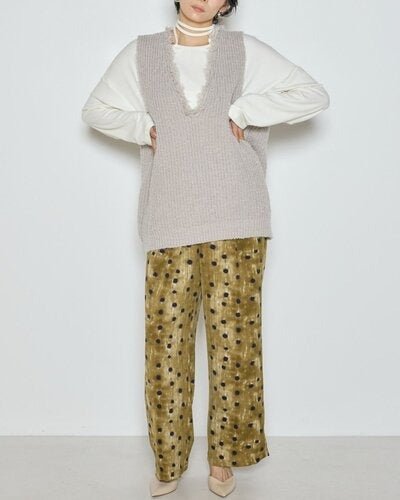 【CHIGNON 2026 AW】ドットストレートPT - 10月上旬頃発送 - Champdelarose