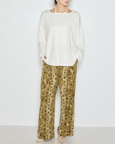 【CHIGNON 2026 AW】ドットストレートPT - 10月上旬頃発送 - Champdelarose