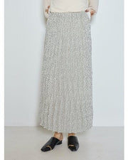 【CHIGNON 2026 AW】レオパドットリズムプリーツSK - 10月上旬頃発送 - Champdelarose