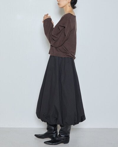 【CHIGNON 2026 AW】バルーンミディSK - 10月上旬頃発送 - Champdelarose